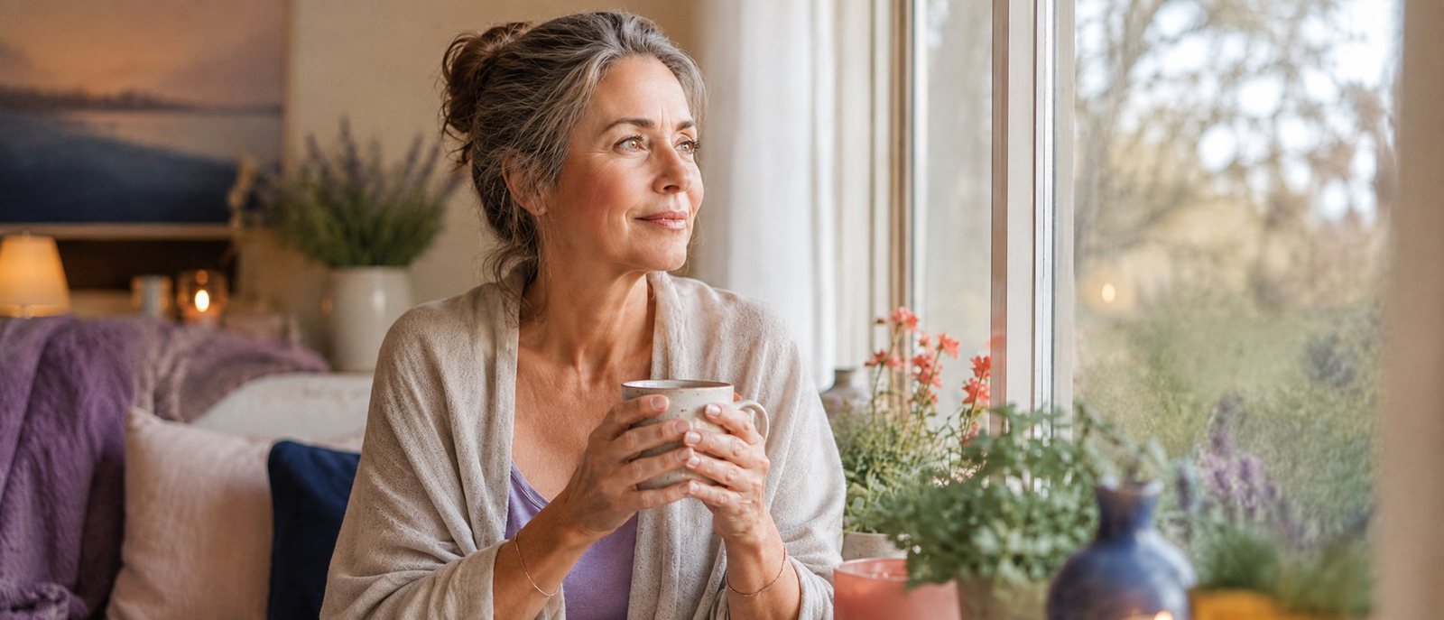 Mujer de 45+ en un punto de inflexión de su vida